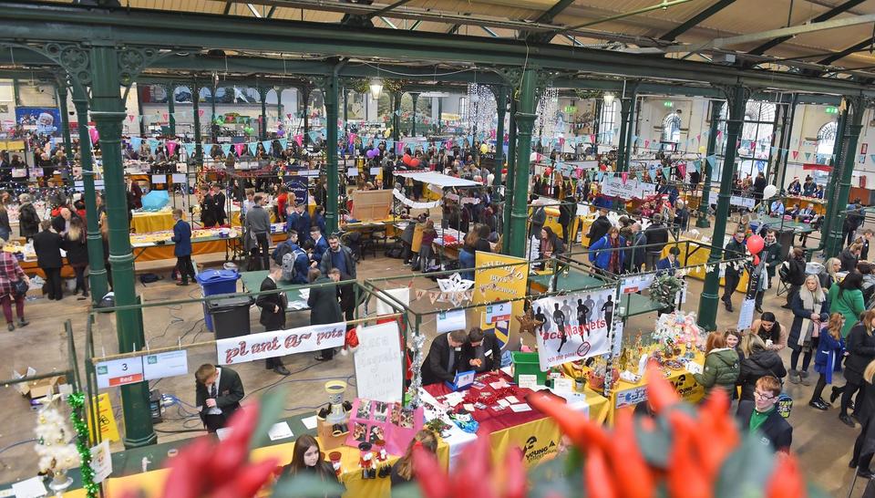 The hall at the YE NI Big Market 2019