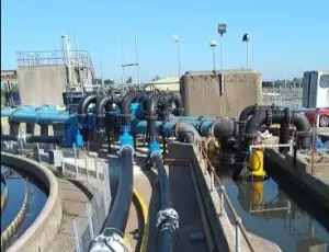 Wastewater treatment equipment on the Ballynacor WwTP