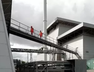 Duncrue Street sludge treatment facility in Belfast